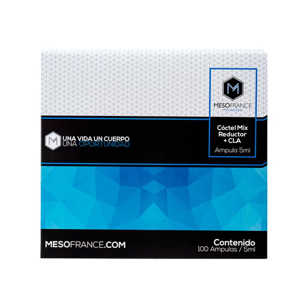 Mesofrance Mix Reductor + CLA - Blíster 10 Ámpulas | Caja Completa 100 Ámpulas