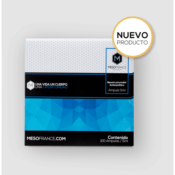 Mesofrance Reestructurador Anticelulítico - Blíster 10 Ámpulas | Caja Completa 100 Ámpulas